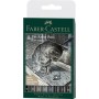 Лайнер Faber-Castell набір капілярних ручок Pitt Artist Pens Black & Grey, 8 штук чорний та сірий (32103)