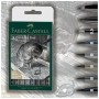 Лайнер Faber-Castell набір капілярних ручок Pitt Artist Pens Black & Grey, 8 штук чорний та сірий (32103)