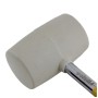Киянка Sigma 680г, гумова, біла, металева обгумована рукоятка (4317431)