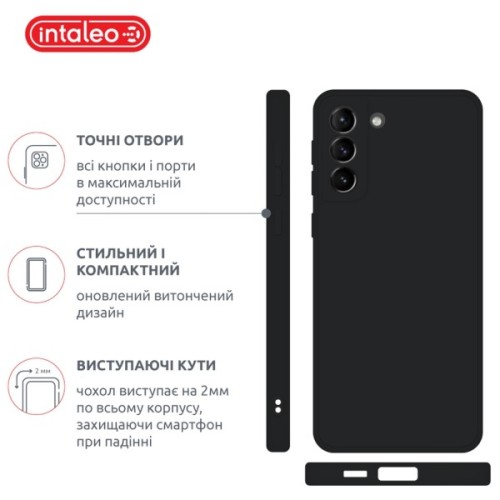 Чохол до мобільного телефона Intaleo SoftShell Samsung Galaxy S21 Plus Black (1283126563553)