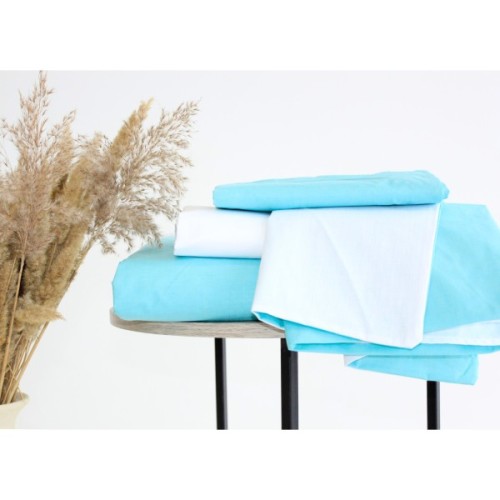 Постільна білизна MirSon Ranforce Elite White-mint (11-2107 + 11-2208) 2х160х220 (2200004735016)