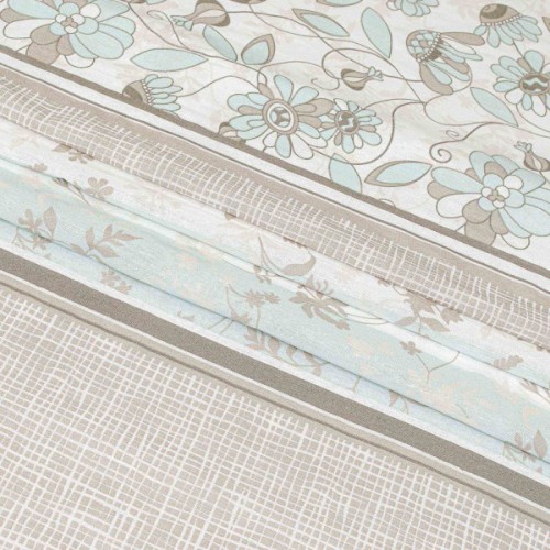 Постільна білизна Home Line Затишок капучино-ментоловий бязь полуторний (173537)