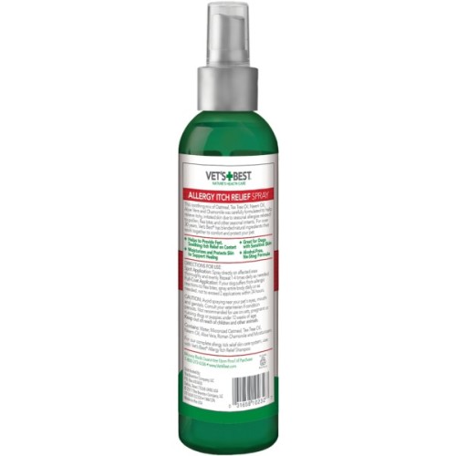 Спрей для тварин Vet's Best для собак при алергії для догляду за чутливою шкірою 236 мл (0031658102327)
