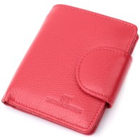 Гаманець ST Leather З натуральної шкіри Червоний (22702)