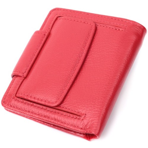 Гаманець ST Leather З натуральної шкіри Червоний (22702)