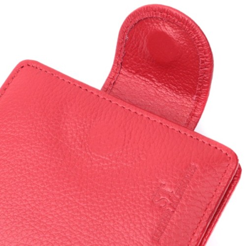 Гаманець ST Leather З натуральної шкіри Червоний (22702)