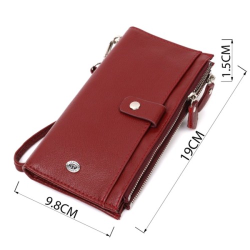 Гаманець ST Leather Бордовий (19433)