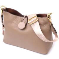 Сумка Vintage З натуральної шкіри Бежева (22320)