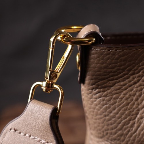 Сумка Vintage З натуральної шкіри Бежева (22320)