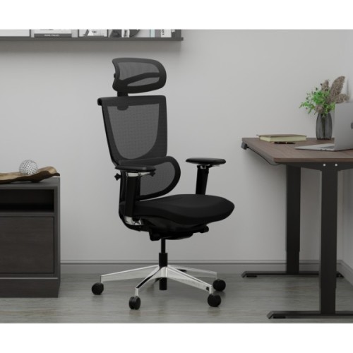 Офісне крісло Mealux S8 Air Fabric Black (HF-S8P F/B)