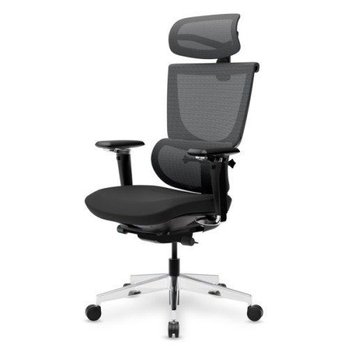 Офісне крісло Mealux S8 Air Fabric Black (HF-S8P F/B)