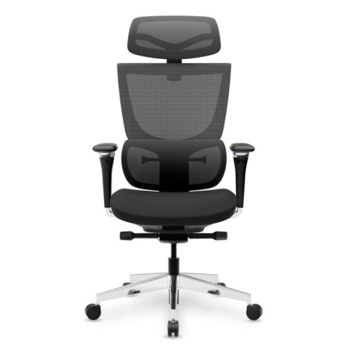 Офісне крісло Mealux S8 Air Fabric Black (HF-S8P F/B)