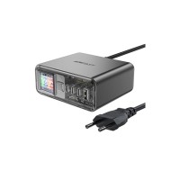 Зарядний пристрій Acefast 4xUSB 218W (3xUSB-C + USB-A) Gan Z4 Fast Charger (6974316282587)