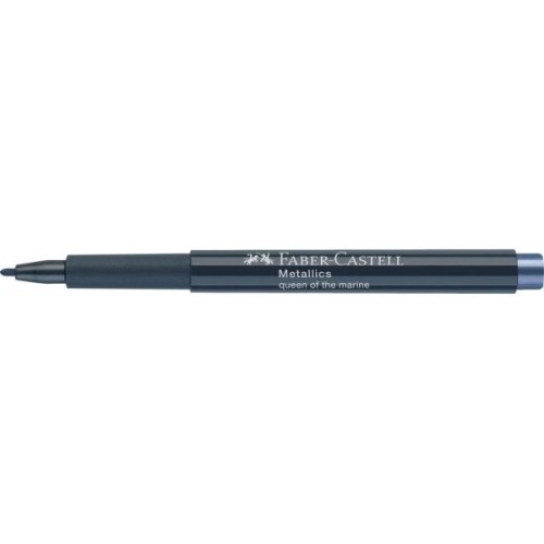 Маркер Faber-Castell металік для декору Metallics Marker Queen of the marine, M (1,5 мм), колір синій (32021)