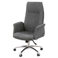 Офісне крісло Аклас Ай-Петрі, CH Tex ANF, Black-Gray 1705B-26 (00179834)