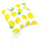 Подушка на стілець MirSon Бязь Принт 17-0531 Striped Lemon 40х50 см (2200006276883)