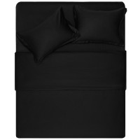 Простирадло Ardesto на резинці Mix&Match Premium, 100% бавовна, сатин чорний 180х200+30 см (ART1820FSL)