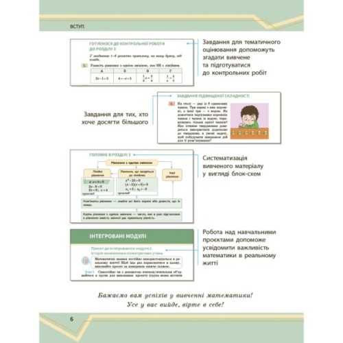 Підручник Математика. Інтегрований курс. Для 7 класу ЗЗСО (у 2-х ч.). Частина 1 Ранок (9786170989284)