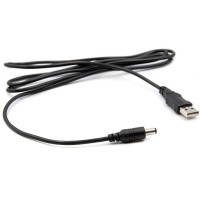 Кабель живлення USB to DC 5.5x2.1mm 5V 1.0m PowerPlant (CA911356)