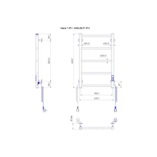Сушарка для рушників MARIO Класік F НР-I (2.3.0700.10.P)