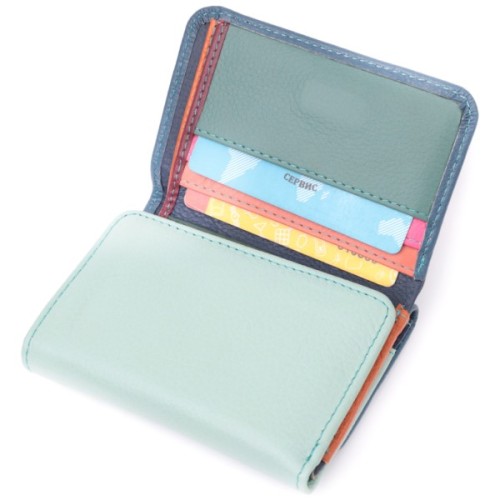 Гаманець ST Leather З натуральної шкіри Різнобарвний (22493)