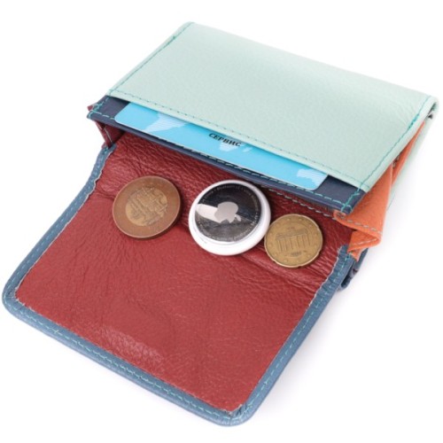 Гаманець ST Leather З натуральної шкіри Різнобарвний (22493)