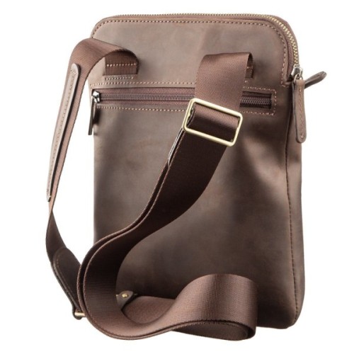 Сумка Shvigel З вінтажної шкіри Коричнева (11180)