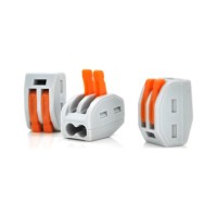 З'єднувач кабелю 2-pin аналог WAGO K222-412, 50штпак Voltronic (WAGO222-412/50)