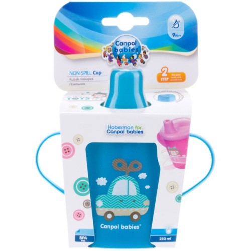 Поїльник-непроливайка Canpol babies Toys 250 мл Блакитна (31/200_blu)