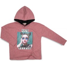 Кофта дитяча RG "NOT STUPID" (3111-140G-red)