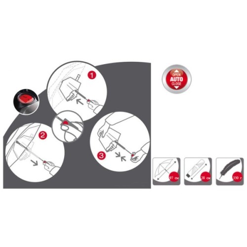 Парасоля Knirps A.200 Medium Duomatic Surf (Kn95-7201-1212)