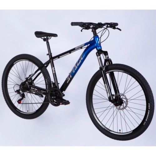 Велосипед Space 27.5" PHAETON DD FR рама-17" AL 2026 чорно-синій (OPS-SP-27.5-081)