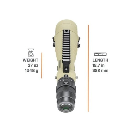 Підзорна труба Bushnell Elite Tactical 8-40х60 FDE. Сітка H322. Picatinny (ET884060H)