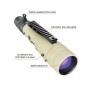 Підзорна труба Bushnell Elite Tactical 8-40х60 FDE. Сітка H322. Picatinny (ET884060H)