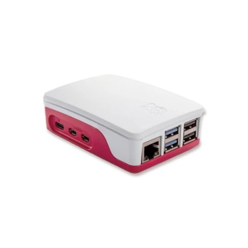 Корпус для Мікро ПК Raspberry Pi Корпус червоно-білий для Raspberry Pi 5 офіційний (SC1159)