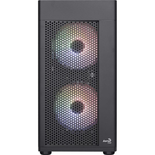 Корпус для ПК AeroCool Hexform-G-BK-v2 Black 600W (ACCX-PV38004.11)