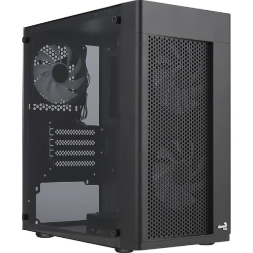 Корпус для ПК AeroCool Hexform-G-BK-v2 Black 600W (ACCX-PV38004.11)
