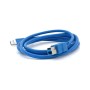 Кабель для принтера USB 3.0 AM/BM 1.5m blue Voltronic (YT-3.0AM\BM-1.5BL)