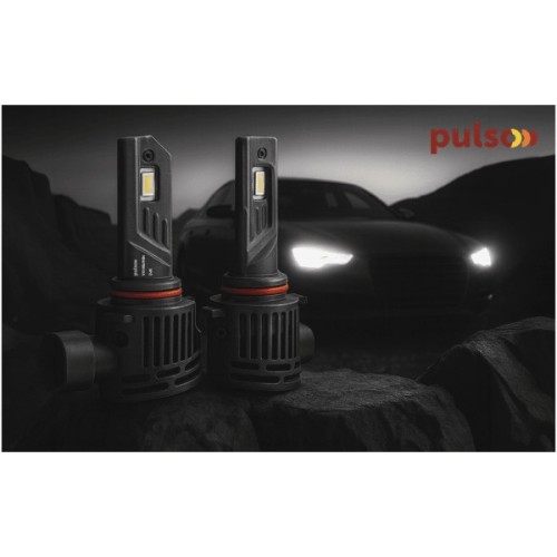 Автолампа PULSO LED-chips Flip chip/9-16V/2*50W/6000Lm/6500K (VO-HB3/HB4/HIR2)