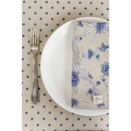 Скатертина Прованс Горох сині Господиня 220х136 см (4823093451100)