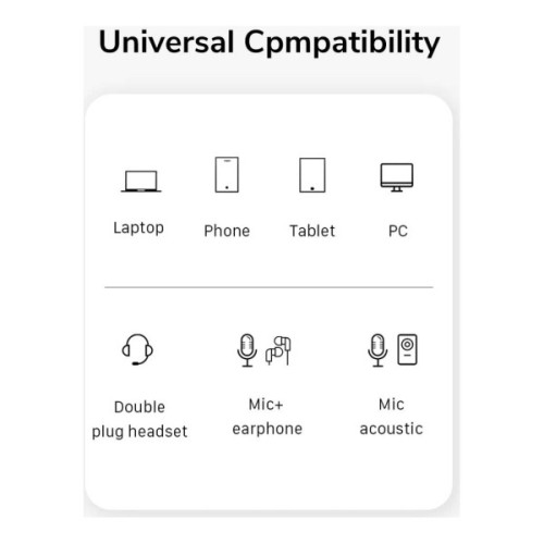 Кабель мультимедійний 3.5mm M to 2x3.5mm F 0.2m Cabletime (CA915248)