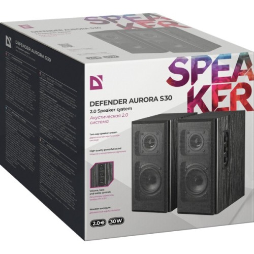 Акустична система Defender Aurora S30 30Вт USB Black (65431)