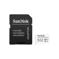 Карта пам'яті SanDisk 512GB microSDXC High Endurance UHS-I U3 V30 + SD adapter (SDSQQNR-512G-GN6IA)