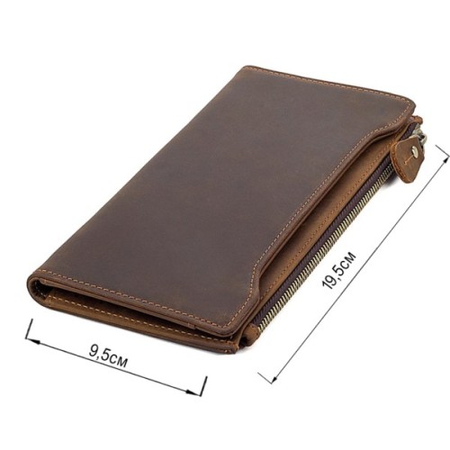 Гаманець Vintage Шкіряний Коричневий (14596)