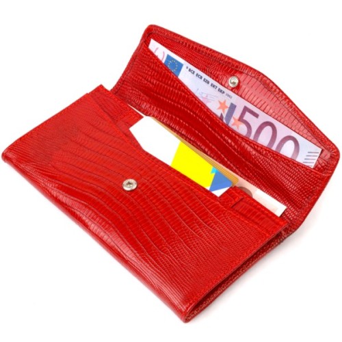 Портмоне Canpellini З натуральної шкіри Червоне (21698)