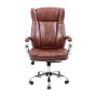 Офісне крісло Richman Сенатор Хром М-2 (Anyfix) Коричневе (IM0000019)