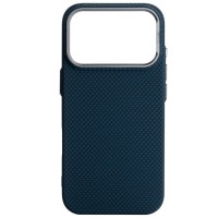 Чохол до мобільного телефона Armorstandart LikeCarbon2 MagCase Apple iPhone 17 Pro Kevlar Dark Blue (ARM88554)