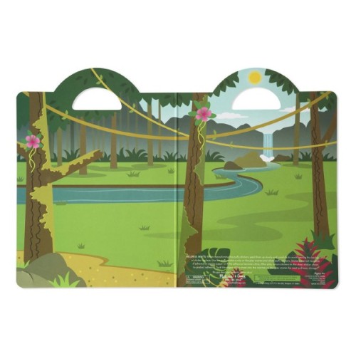 Набір для творчості Melissa&Doug Об'ємні багаторазові наліпки Сафарі (MD9106)