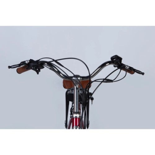 Електровелосипед Dorozhnik 26" eRUBY DD FR рама-17" 36B 13А*г 500Вт 2026 бордовий (ELB-D-26-301)