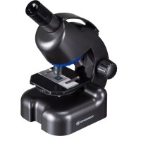 Мікроскоп Bresser Junior CM-04 100x-900x Black з набором для дослідів і адаптером для смартфона (14951) (931504)